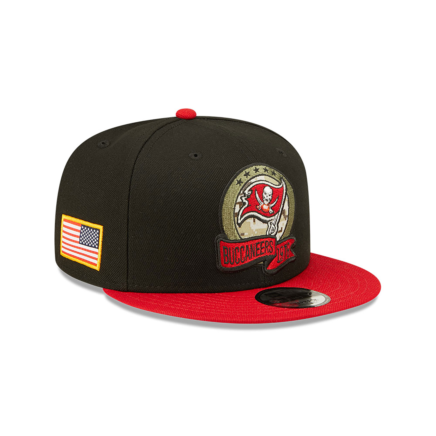 Official New Era NFL Salute To Service Tampa Bay Buccaneers Black 9FIFTY Cap  B8990_302 B8990_302 B8990_302