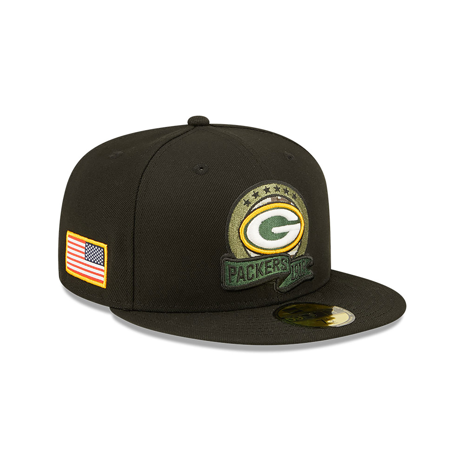 dubbellaag voeden Uitstekend Official New Era NFL Salute To Service Green Bay Packers Black 59FIFTY Fitted  Cap B9002_314 B9002_314 | New Era Cap PL