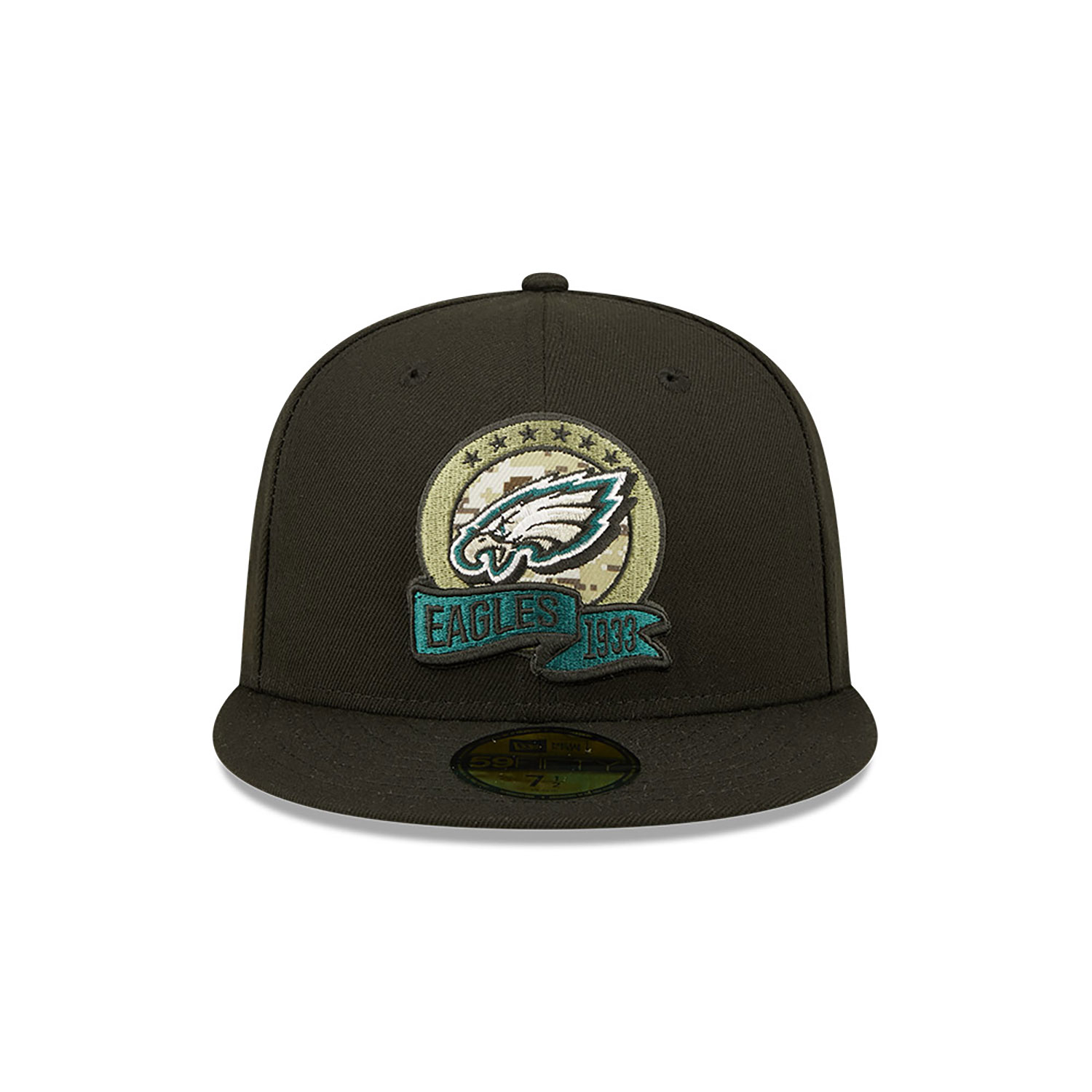 Cappellino 59FIFTY Fitted Philadelphia Eagles NFL Salute to Service Nero