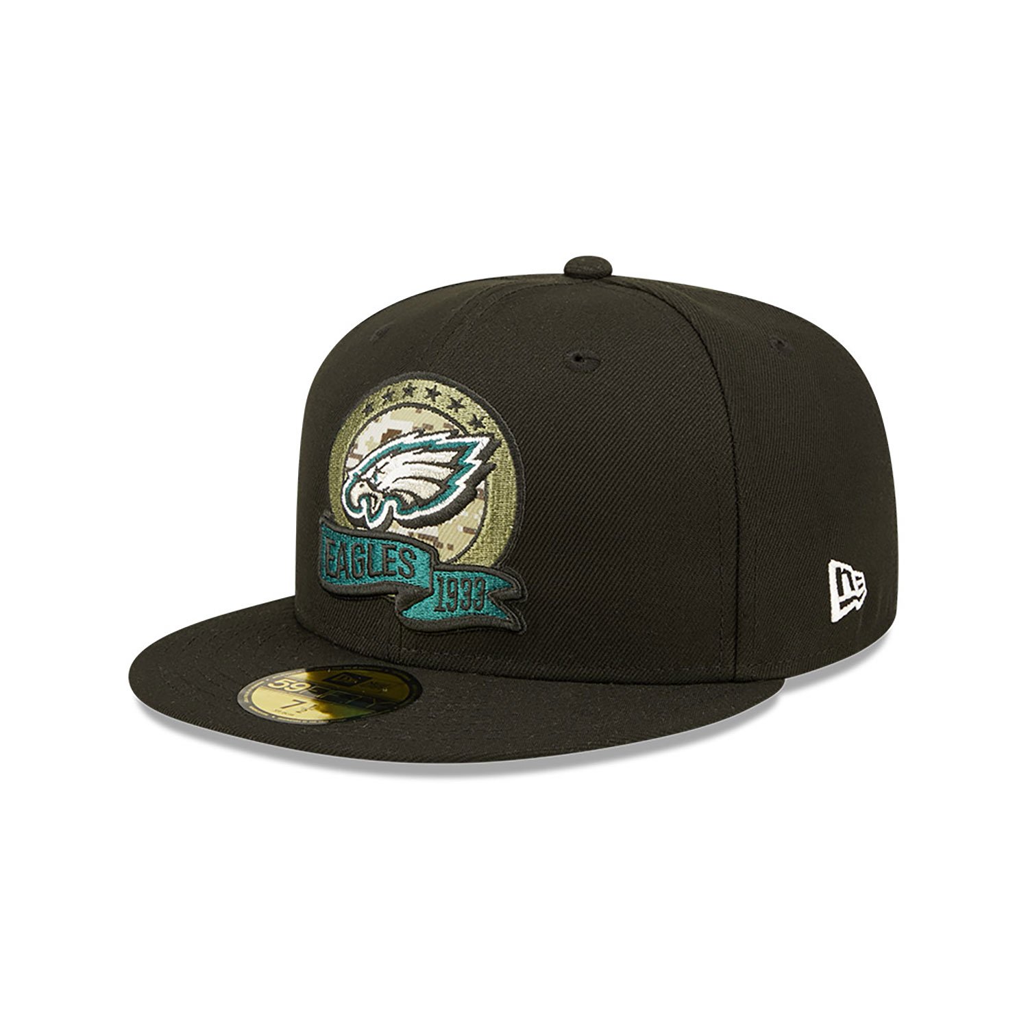 Cappellino 59FIFTY Fitted Philadelphia Eagles NFL Salute to Service Nero