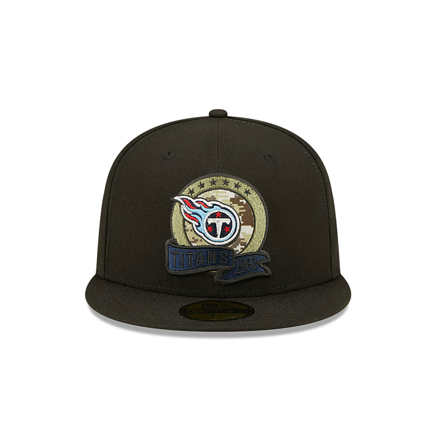 Tennessee Titans NFL Salute to Service Black 59FIFTY Fitted Cap
