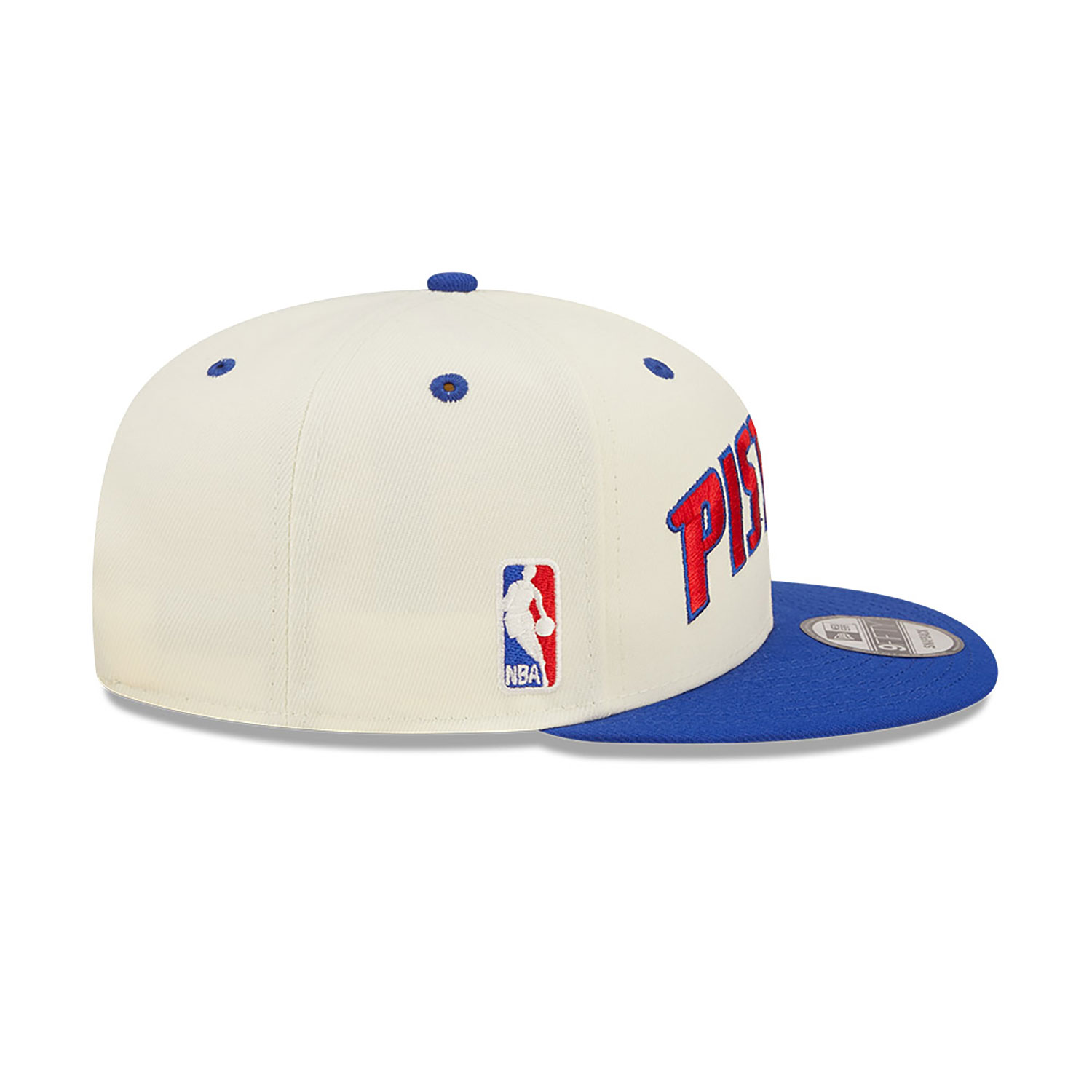 Detroit Pistons Blend White 9FIFTY Snapback Cap
