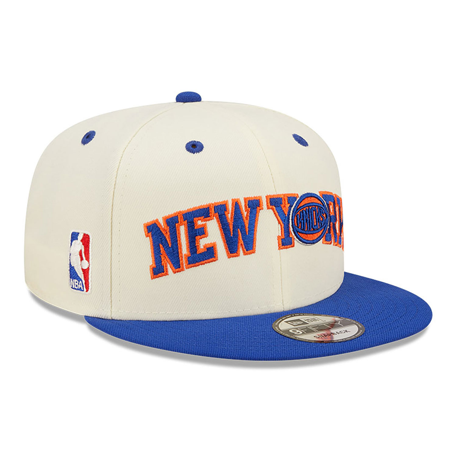 Gorra oficial New Era New York Knicks Logo Blend 9FIFTY Snapback