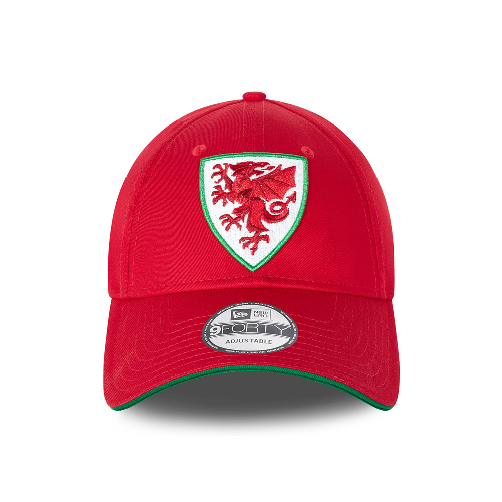 Wales FA Hintere Lasche Rot 9FORTY Kappe