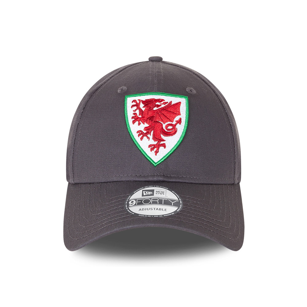 Wales FA Baumwolle Grau 9FORTY Cap