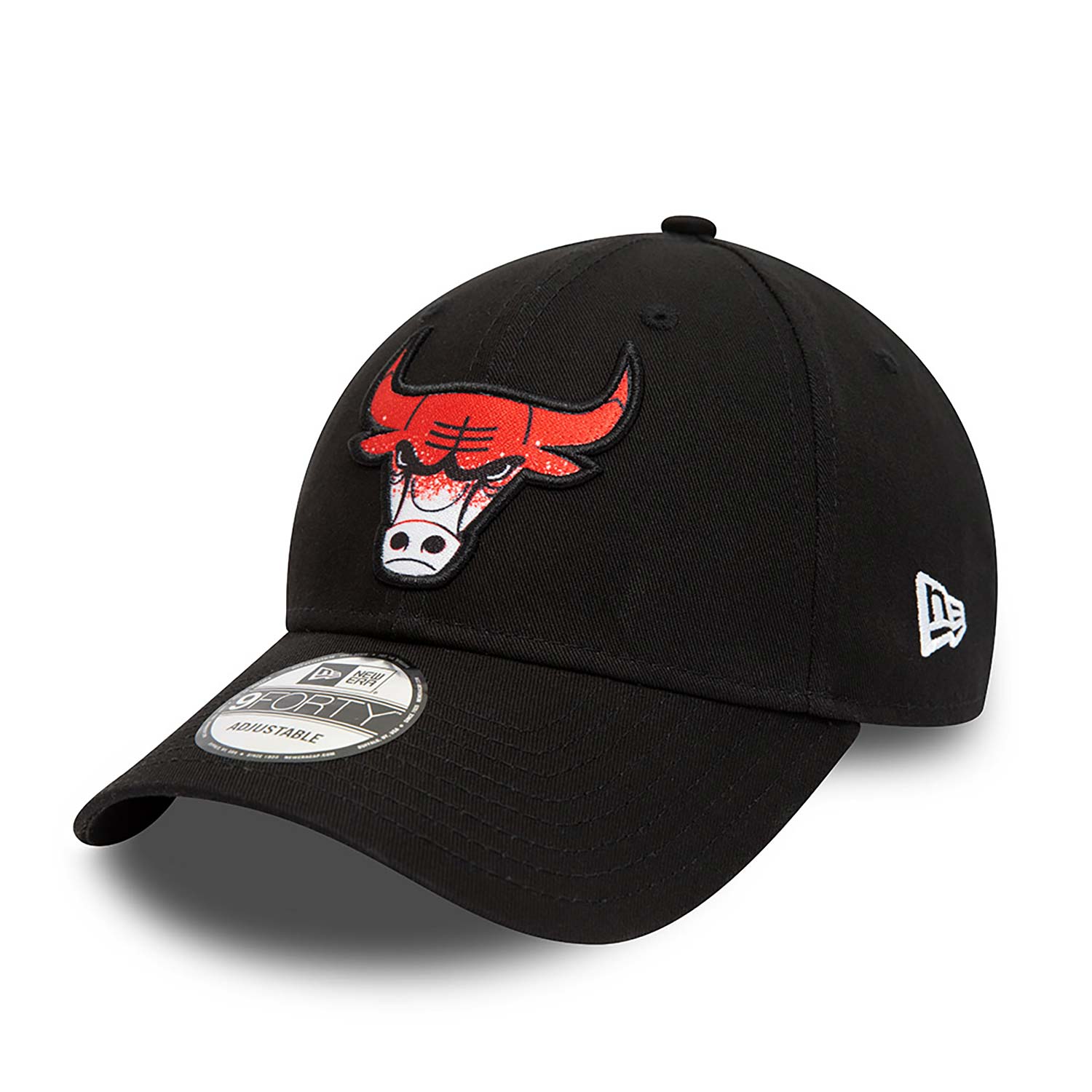 Chicago Bulls Gradient Infill Black 9FORTY Adjustable Cap