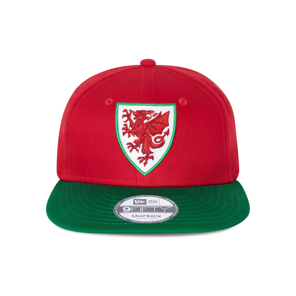 Wales FA Baumwolle Rot 9FIFTY Mütze