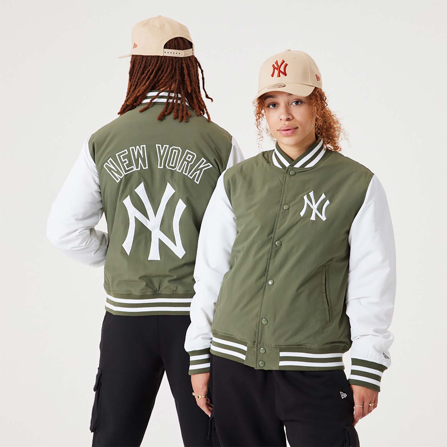 Veste Bomber New York Yankees MLB Team Logo Vert
