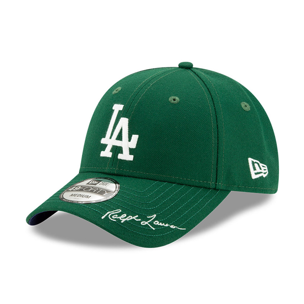 LA Dodgers Ralph Lauren Polo Green 49FORTY Berretto
