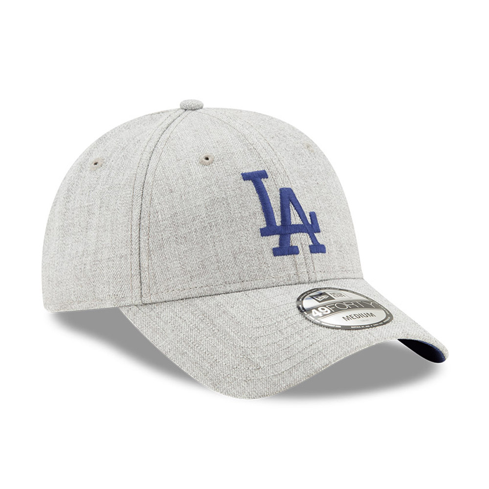 Dodgers de Los Angeles Ralph Lauren Polo Gris 49FORTY Casquette