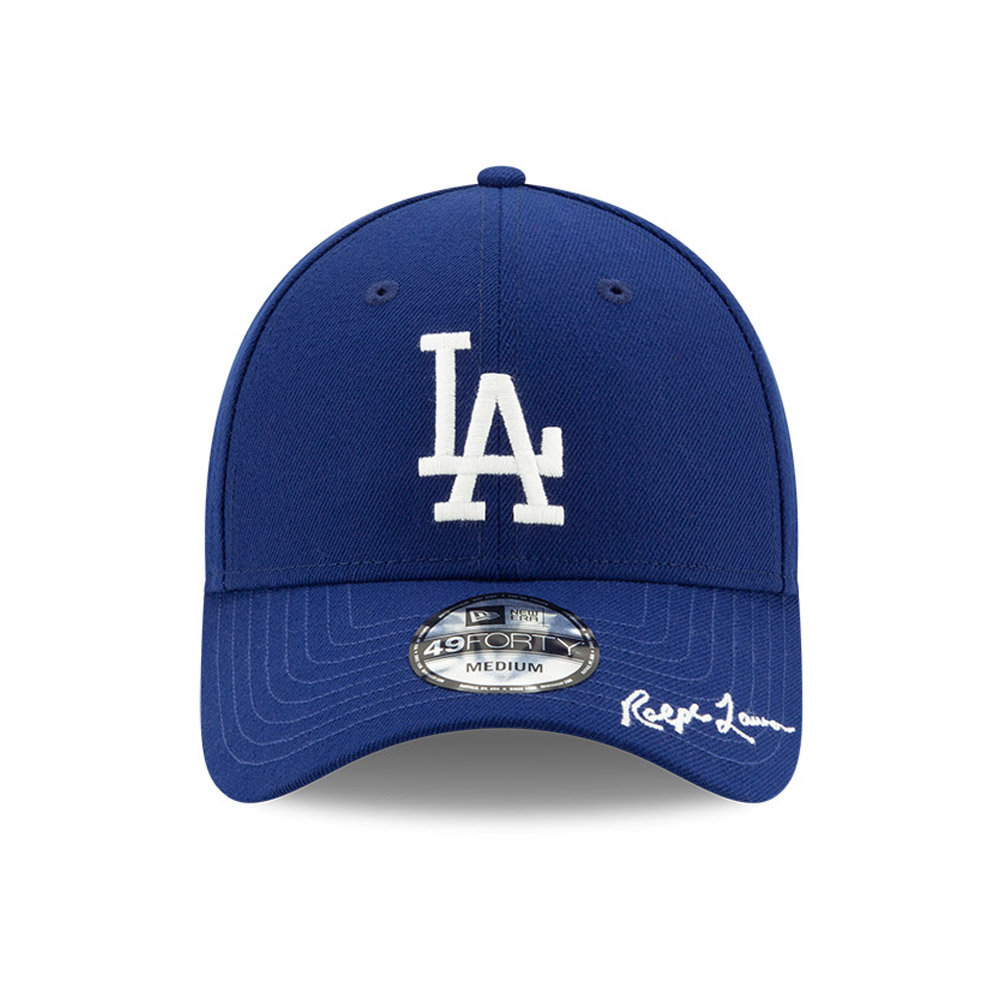 Dodgers de Los Angeles Ralph Lauren Polo Bleu 49FORTY Casquette