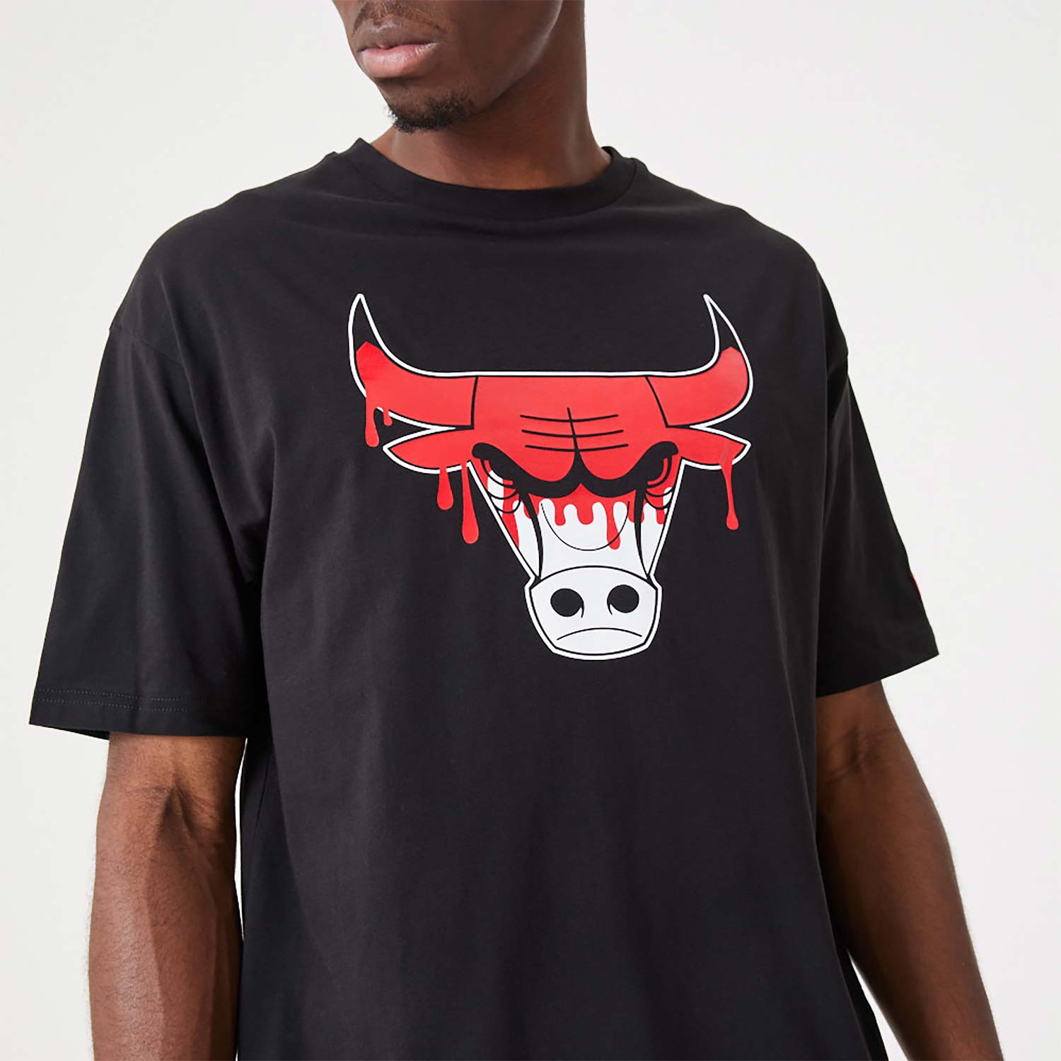 black chicago bulls t shirt