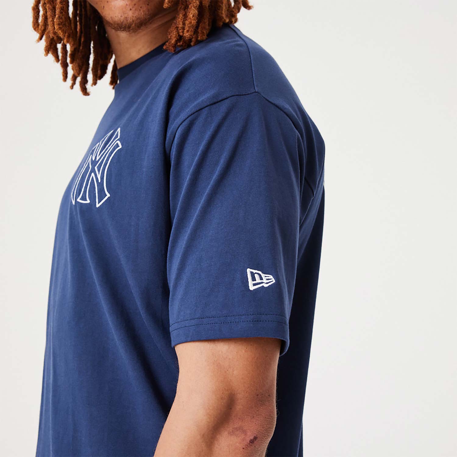 T-shirts New Era New York Yankees MLB Heritage Oversized T-Shirt Dark Blue