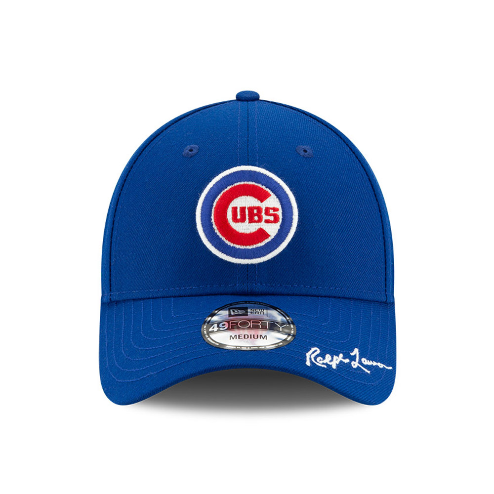 Chicago Cubs Ralph Lauren Polo Blau 49FORTY Cap