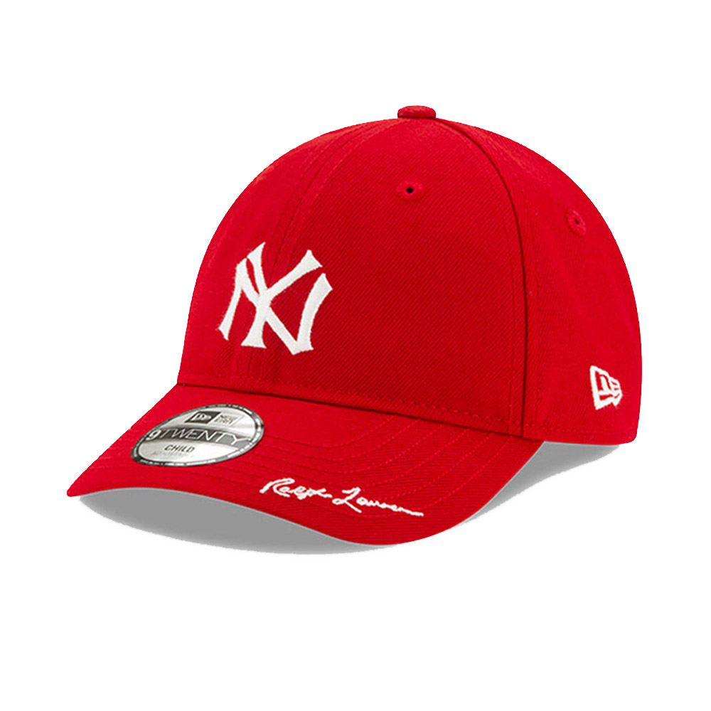 New York Yankees Ralph Lauren Polo Kids Red 9TWENTY Cap