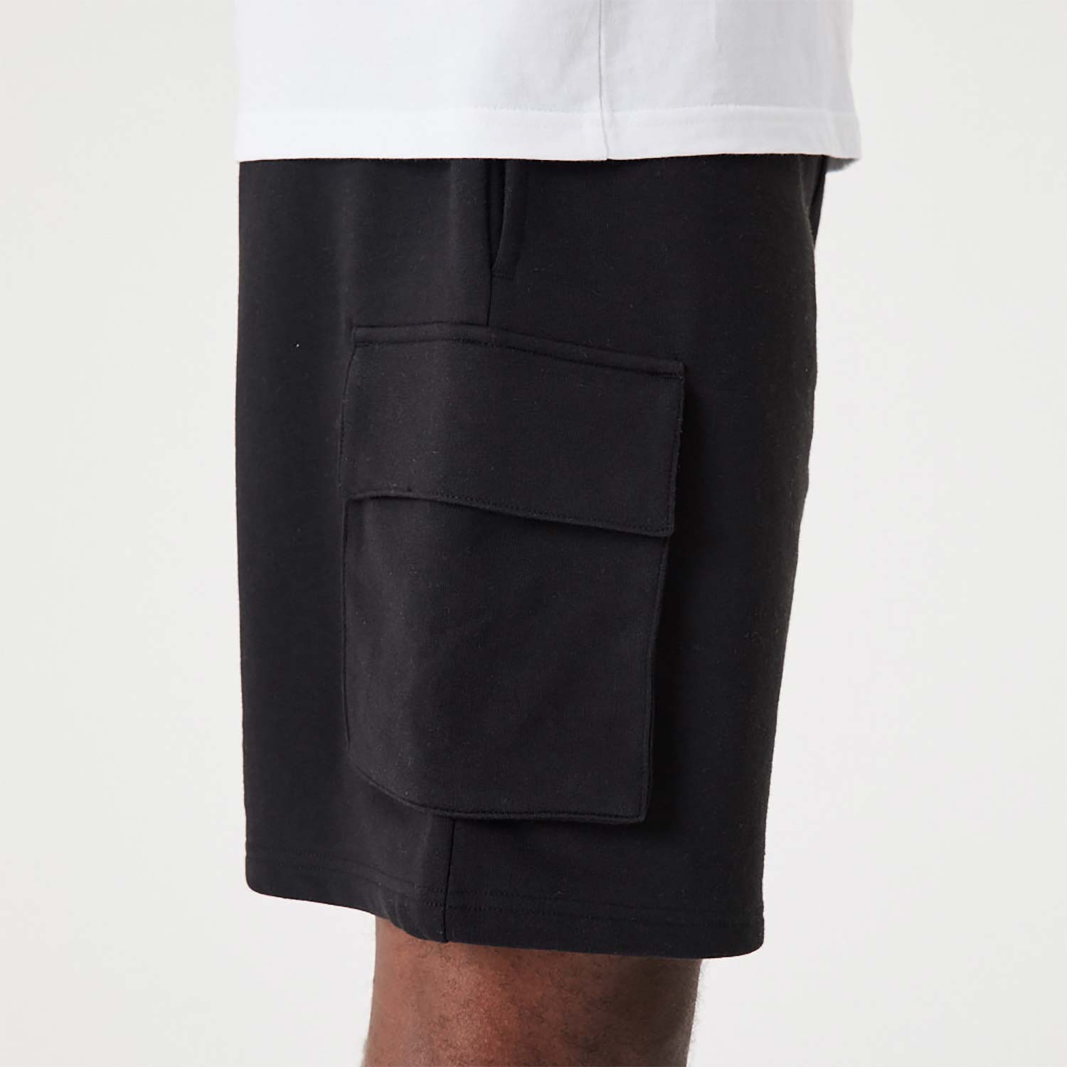 New Era Black Essentials Cargo Shorts