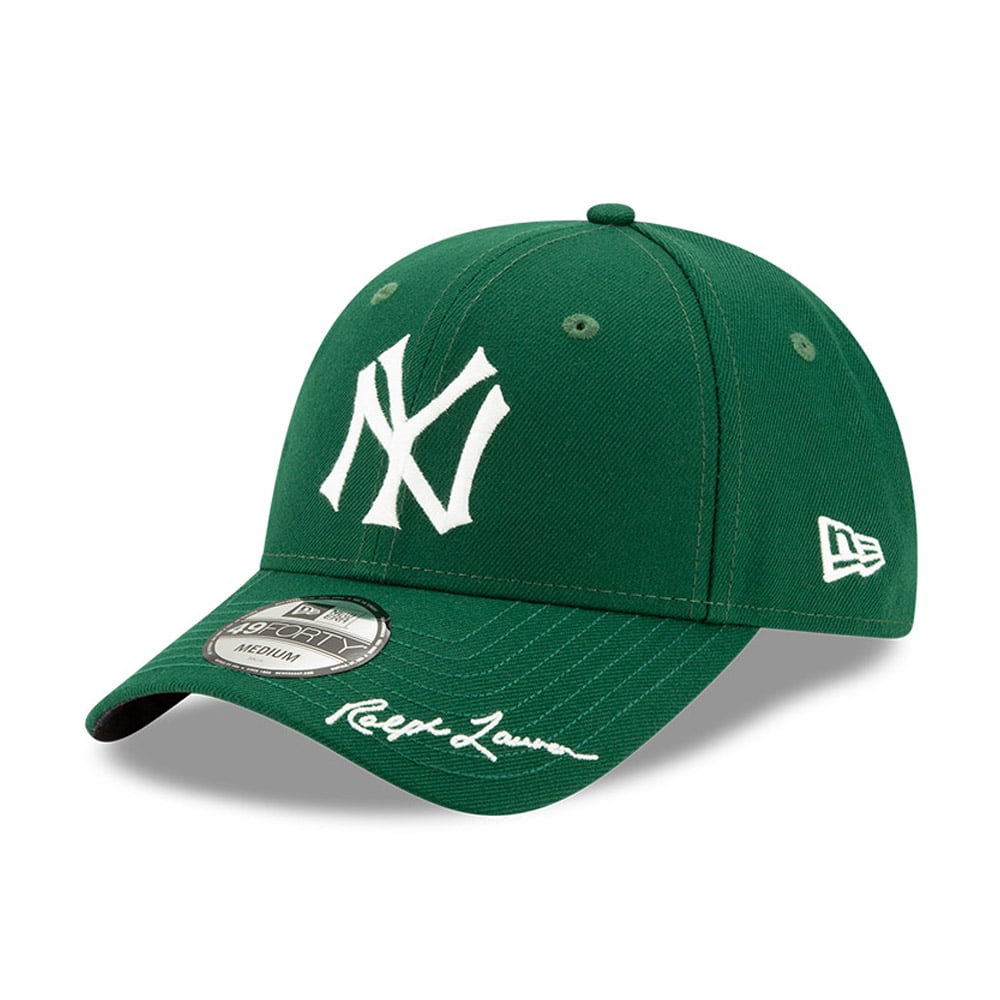 New York Yankees Ralph Lauren Polo Grün 49FORTY Cap