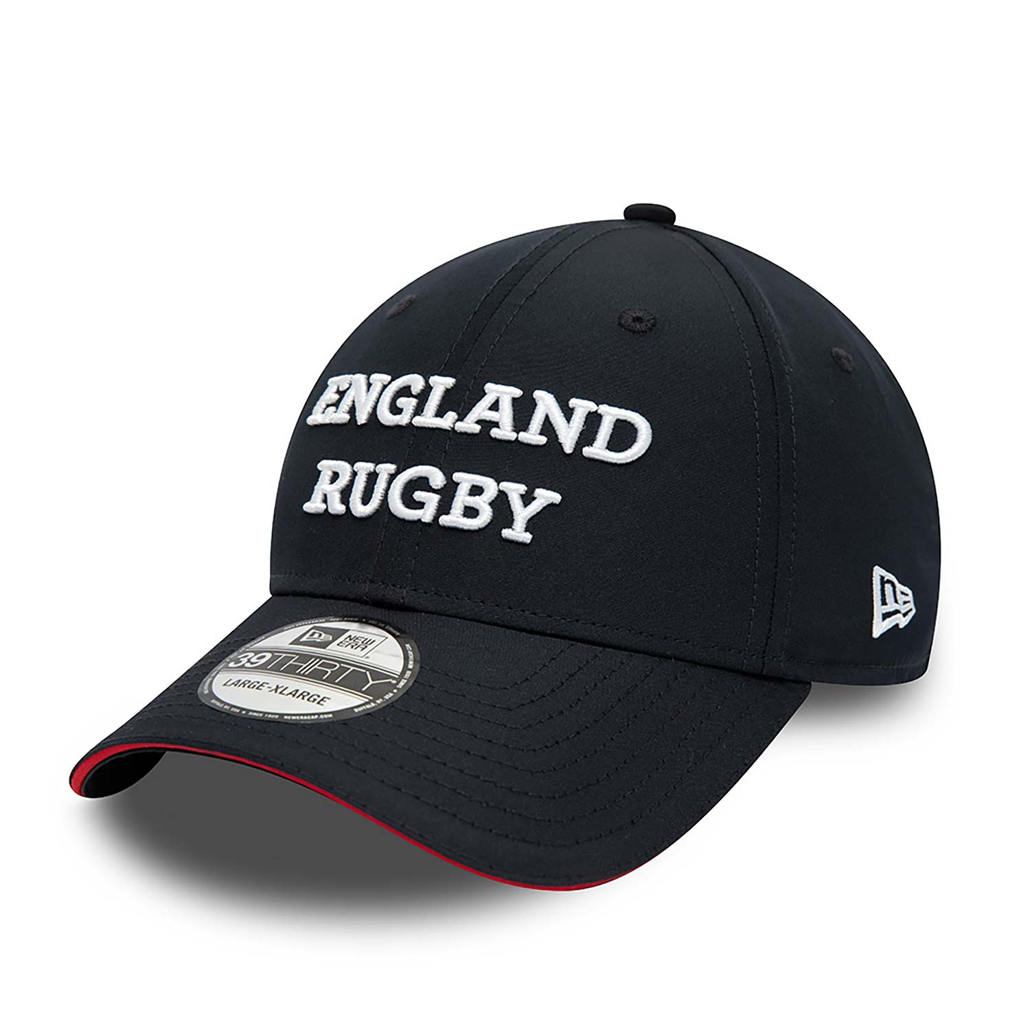 Dunkelblaue England Rugby All Over Print 39THIRTY Stretch Fit Cap