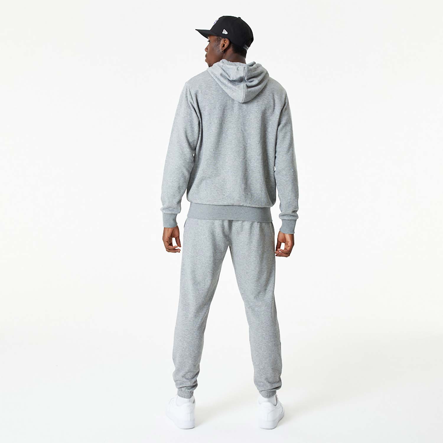 LA Lakers NBA Essentials Medium Grey Full Zip Hoodie