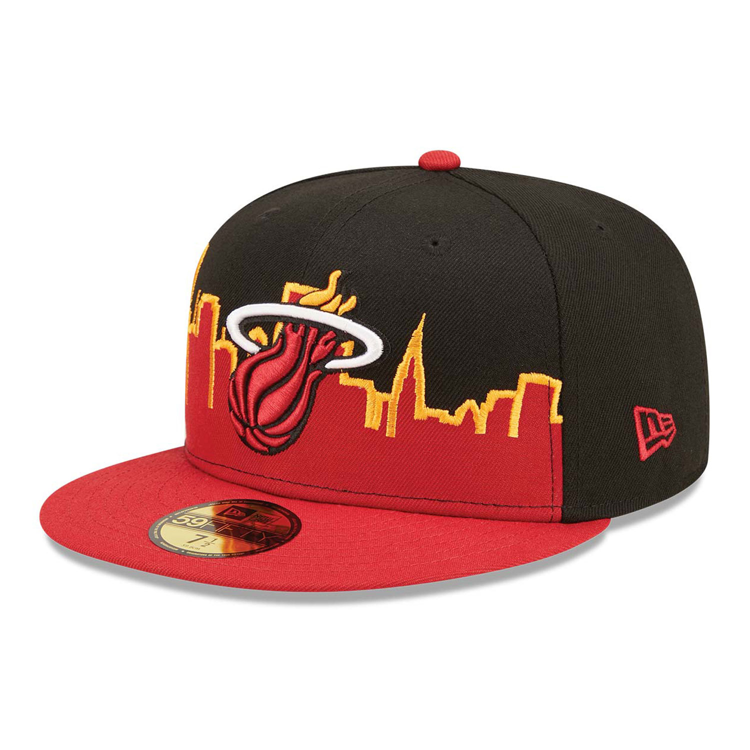 Miami Heat NBA Tip Off 2022 Black 59FIFTY Fitted Cap