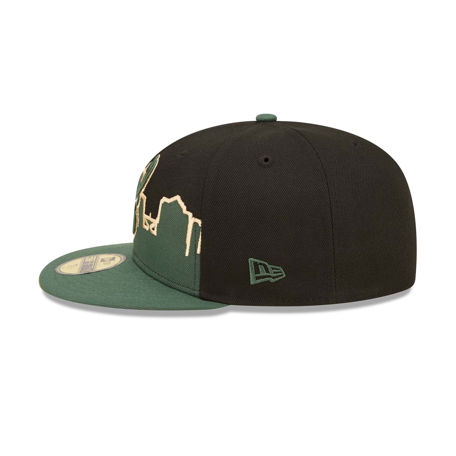 Cappellino 59FIFTY Fitted Milwaukee Bucks NBA Tip Off 2022 Nero