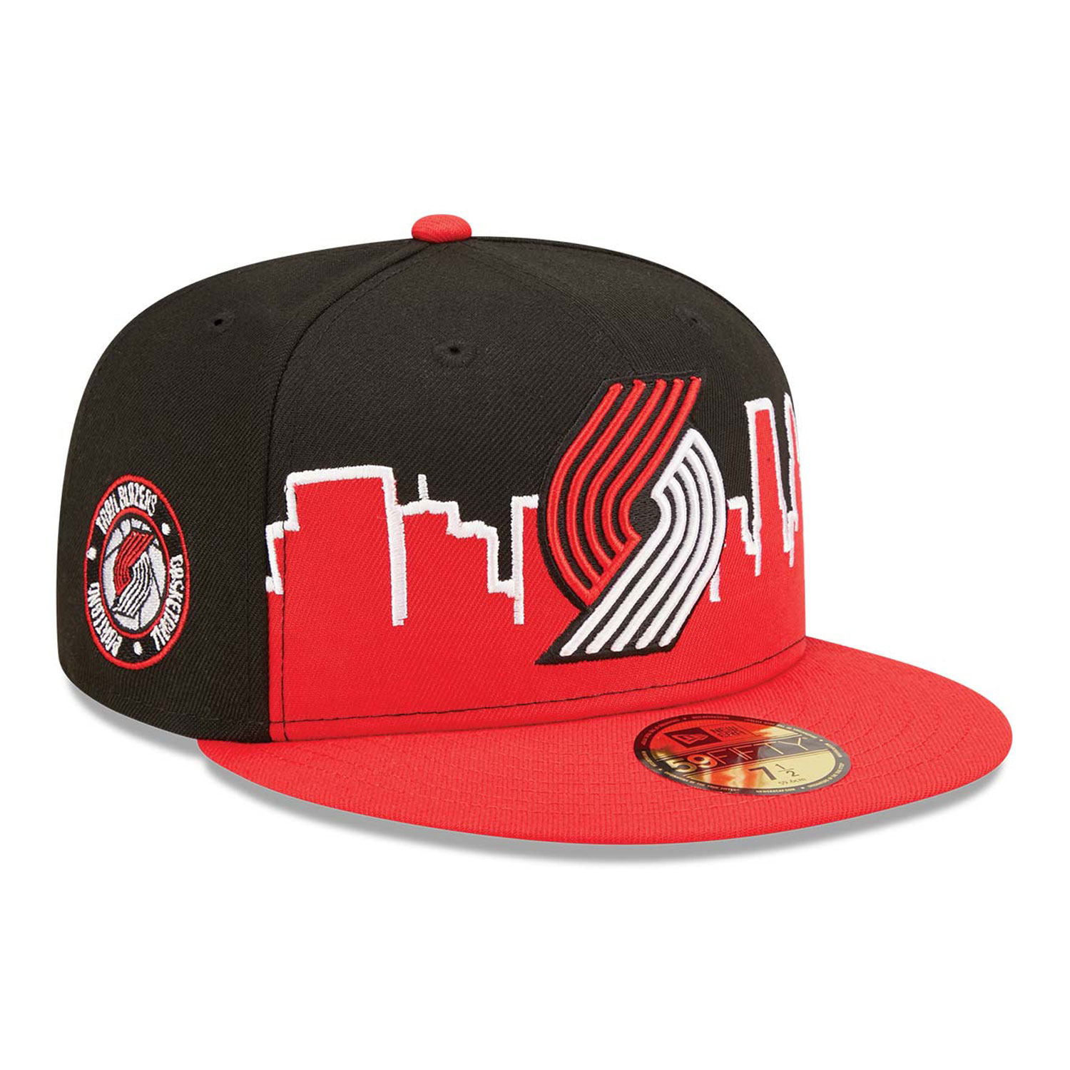 Portland Trial Blazers NBA Tip Off 2022 Black 59FIFTY Fitted Cap