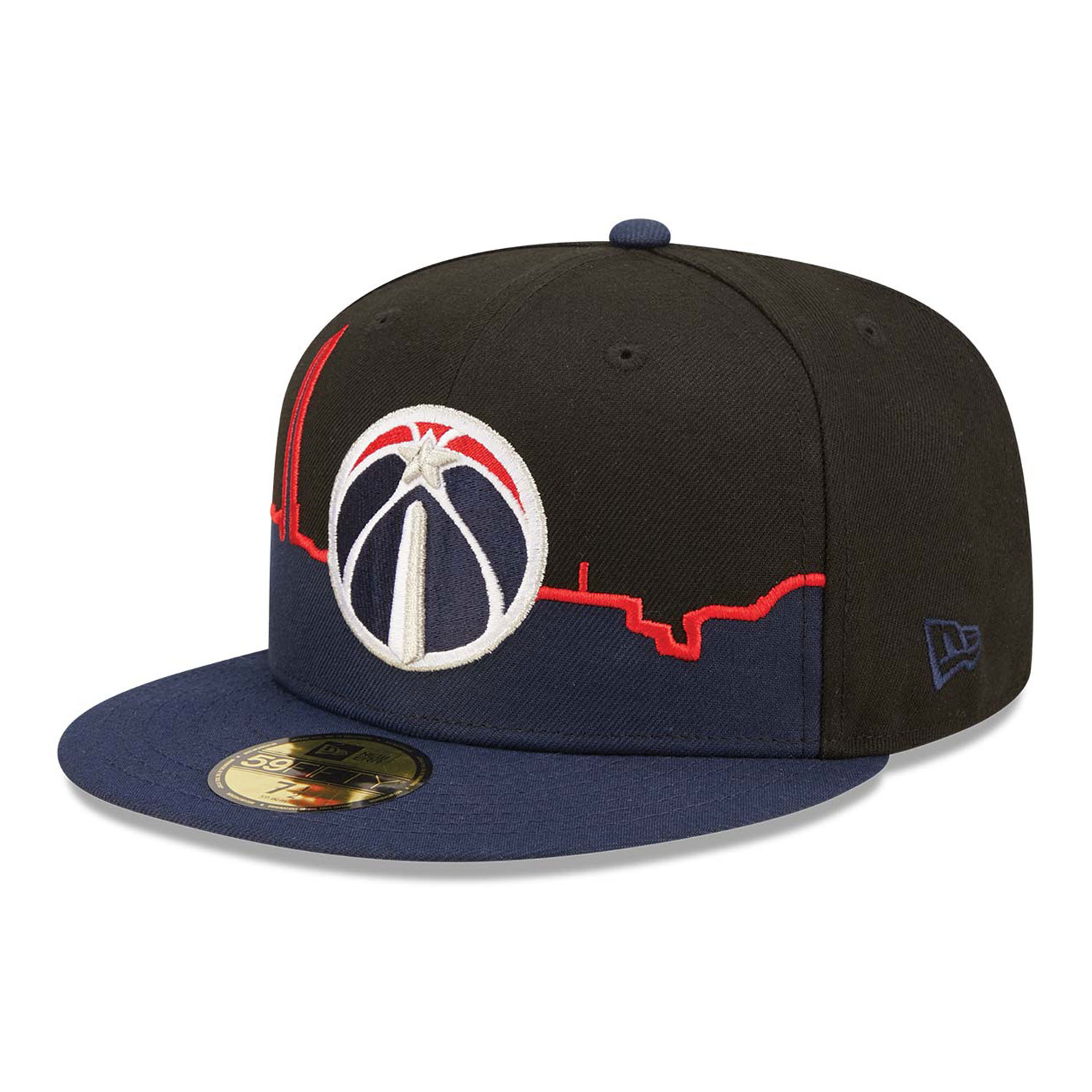 Washington Wizards NBA Tip Off2022 Black 59FIFTY Fitted Cap