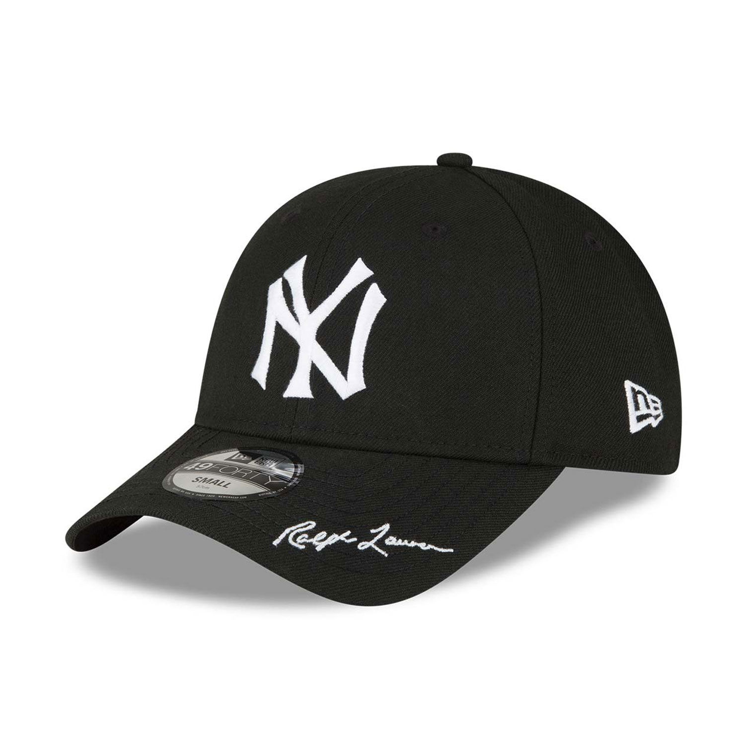 Youth New Era x Ralph Lauren Navy New York Yankees Plaid 49FORTY