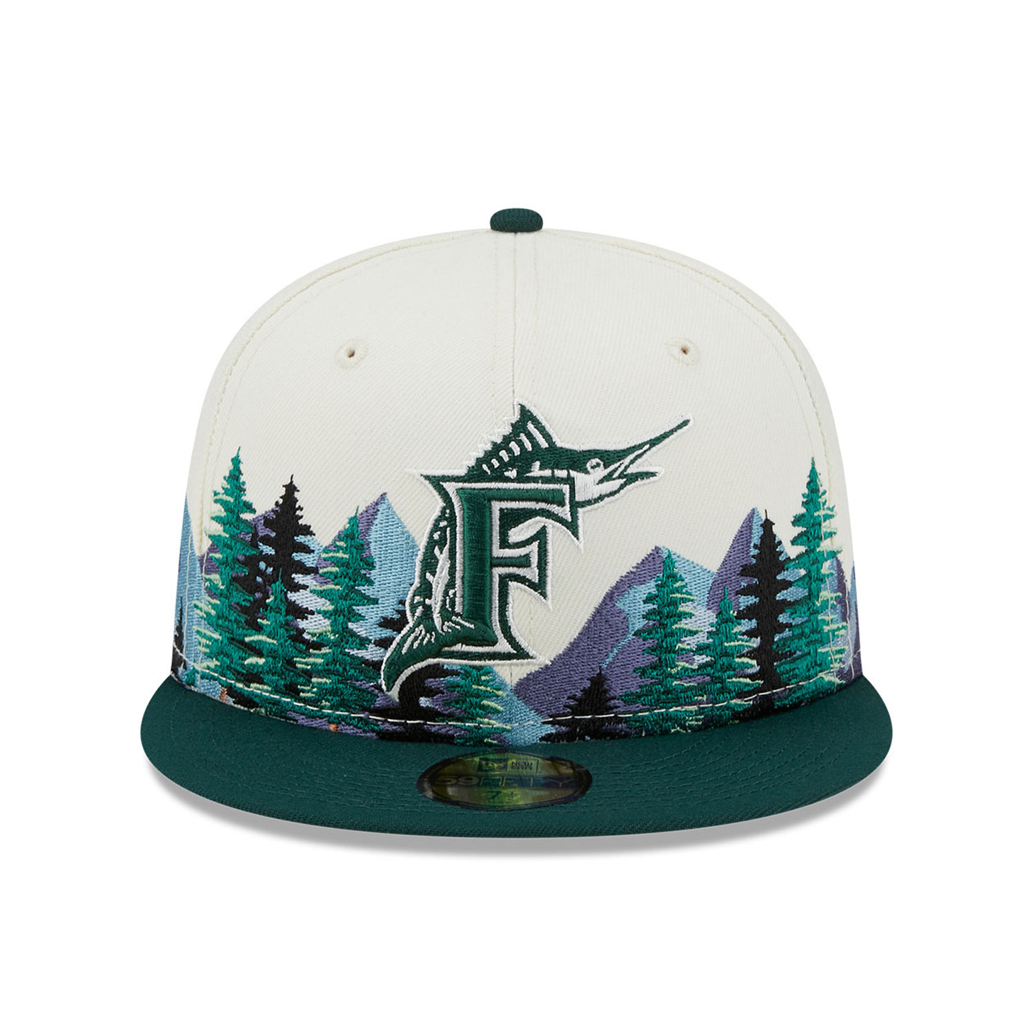 Florida Marlins Outdoor White 59FIFTY Fitted