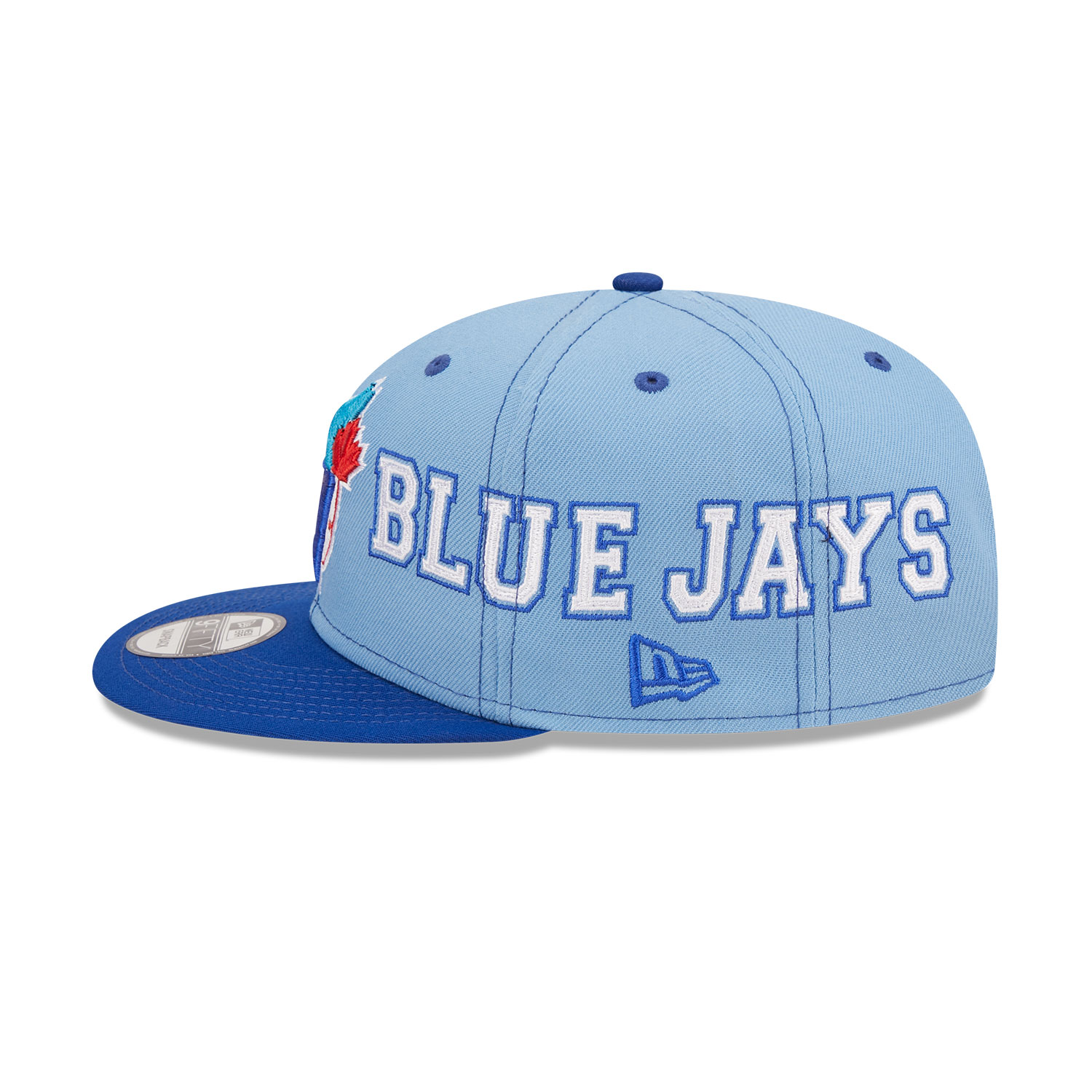 Toronto Blue Jays Teamsplit Blue 9FIFTY Snapback Cap