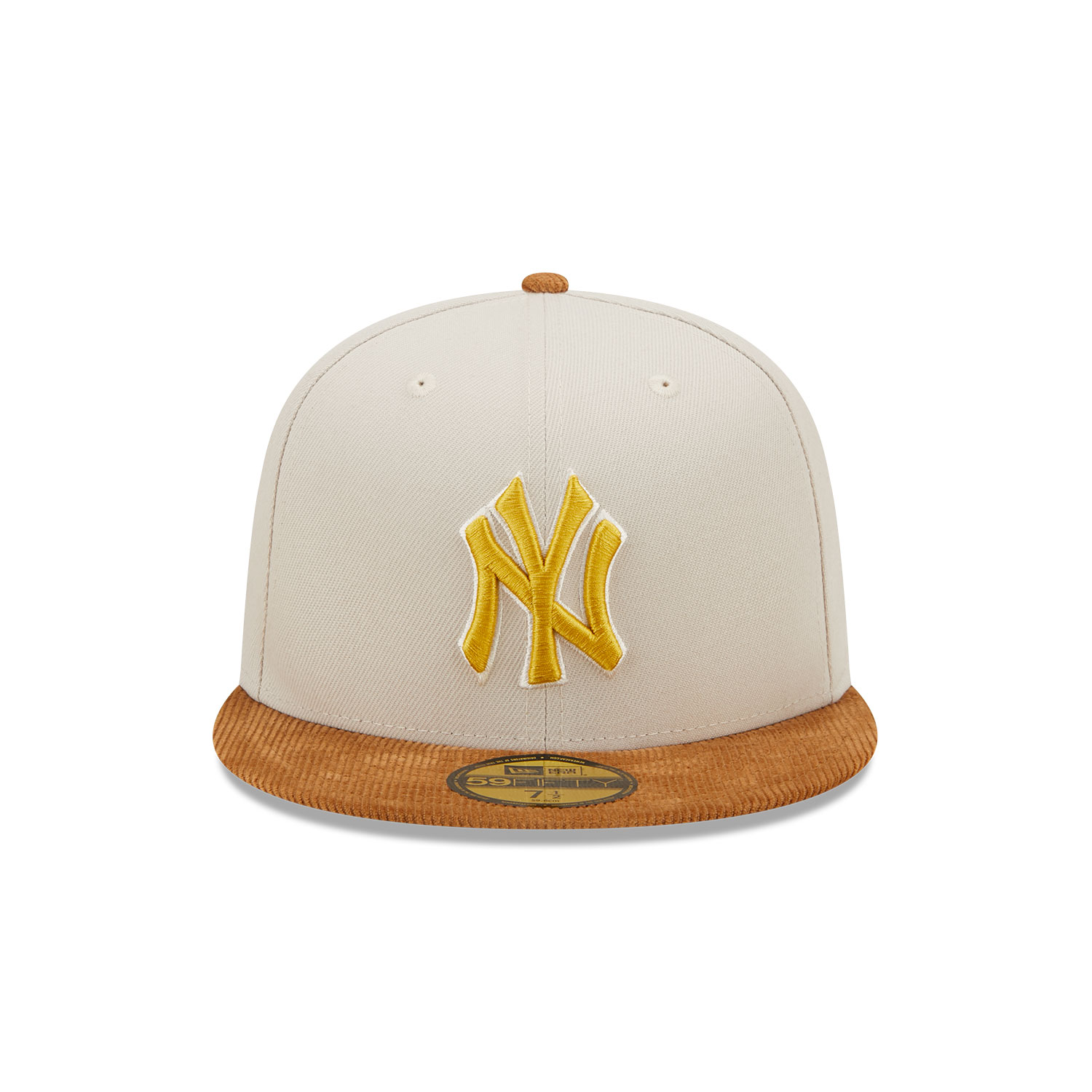 Cappellino 59FIFTY Fitted New York Yankees Cord Visor Sabbia