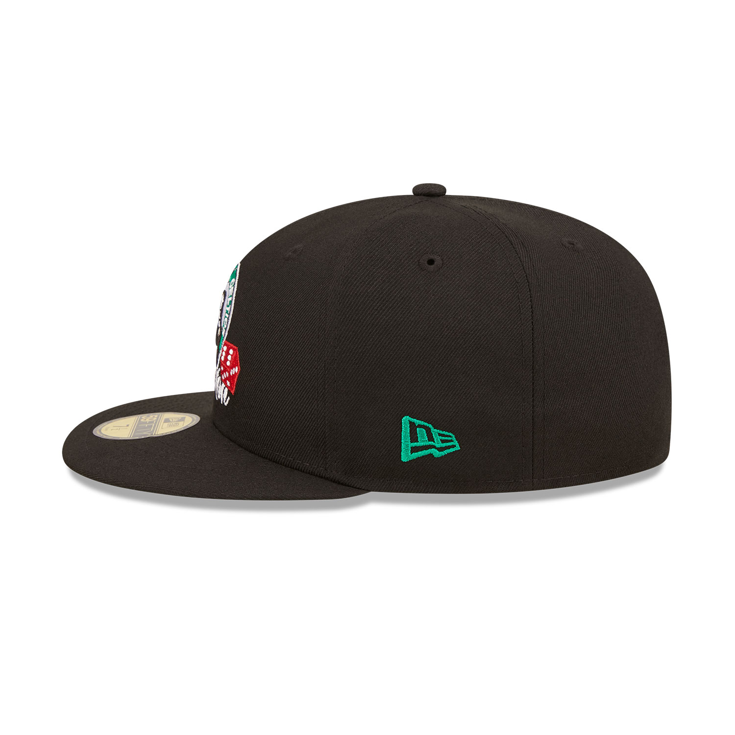 Boston Celtics Roller Black 59FIFTY Fitted Cap