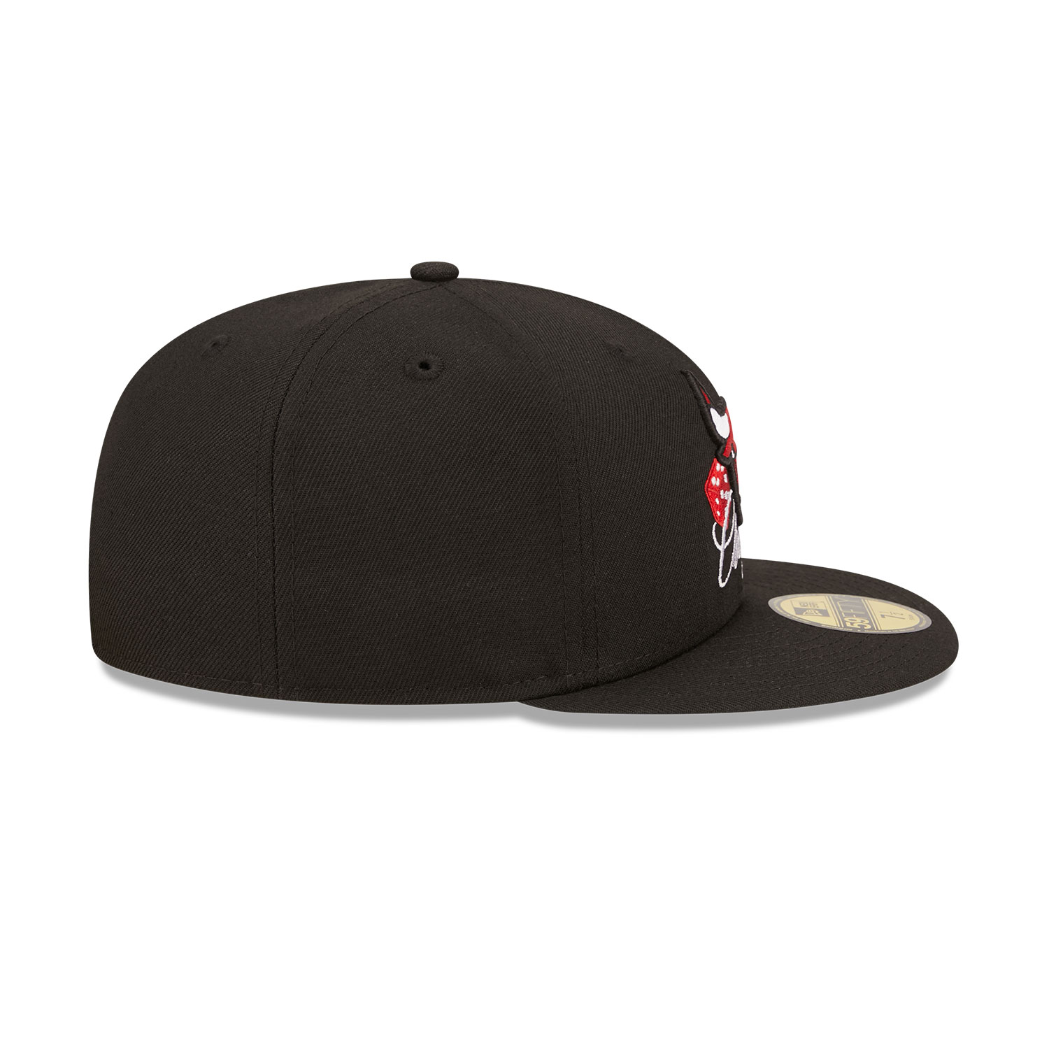 Chicago Bulls Roller Black 59FIFTY Fitted Cap