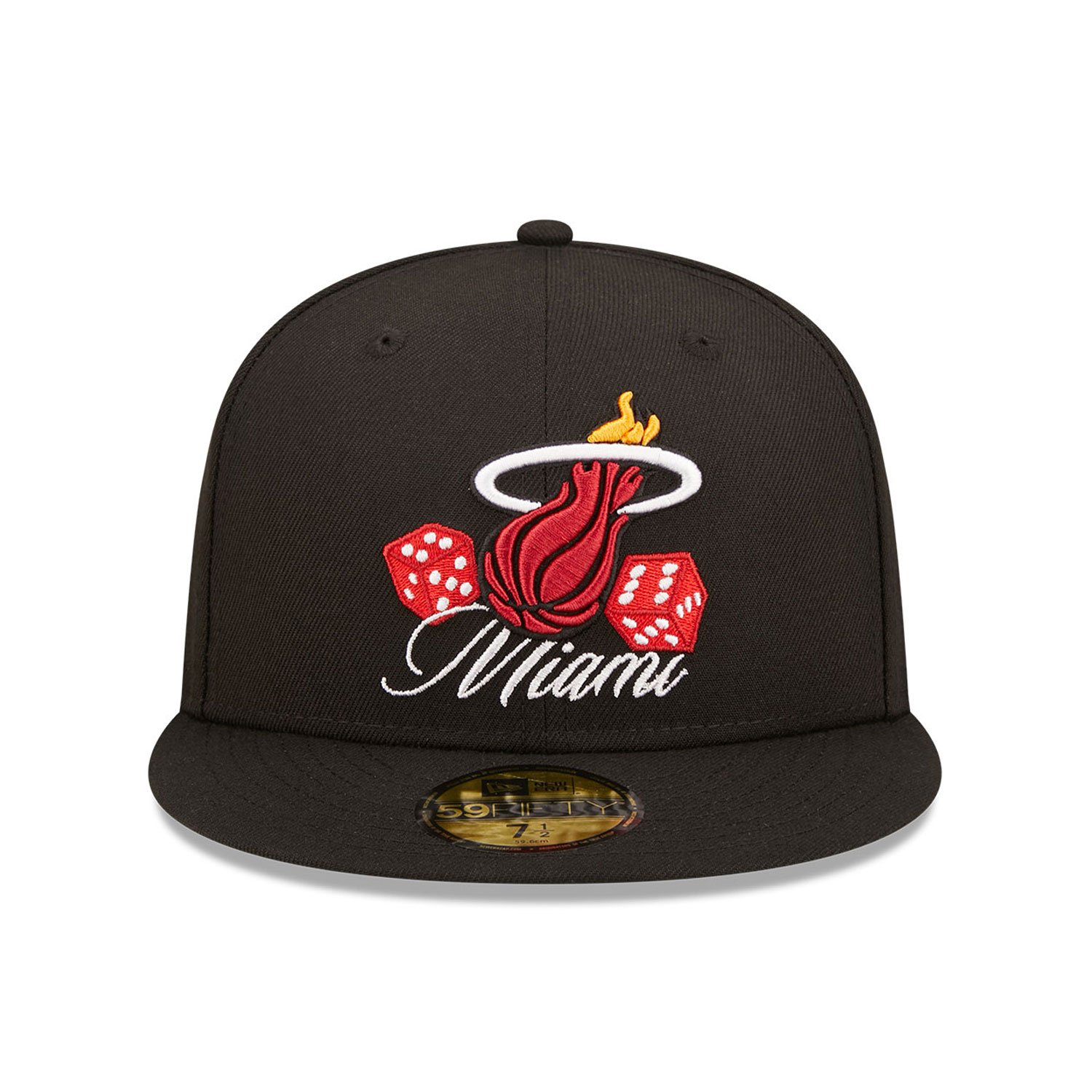 Cappellino 59FIFTY Fitted Miami Heat Roller Nero