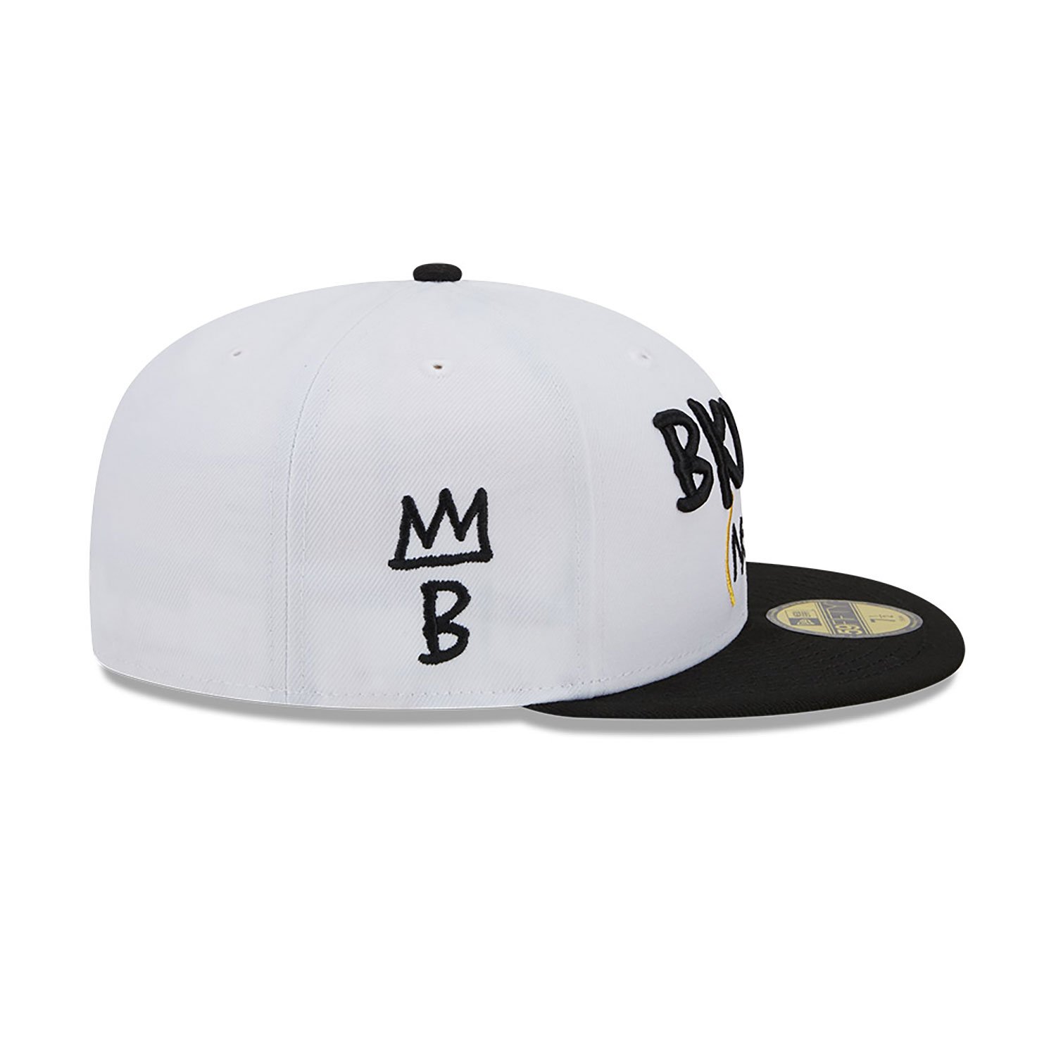 Cappellino 59FIFTY Fitted Brooklyn Nets Authentics City Edition Bianco