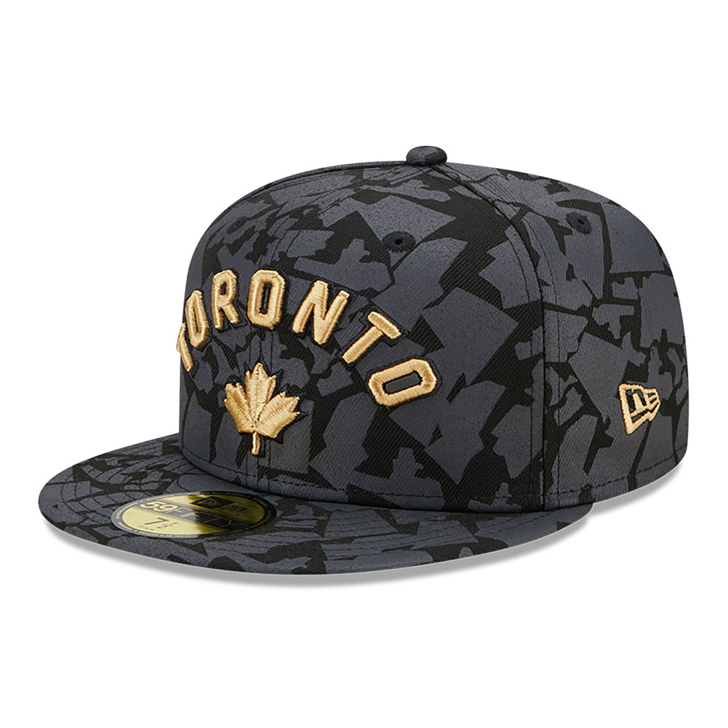 Graue Toronto Raptors Authentics City Edition 59FIFTY Fitted Cap