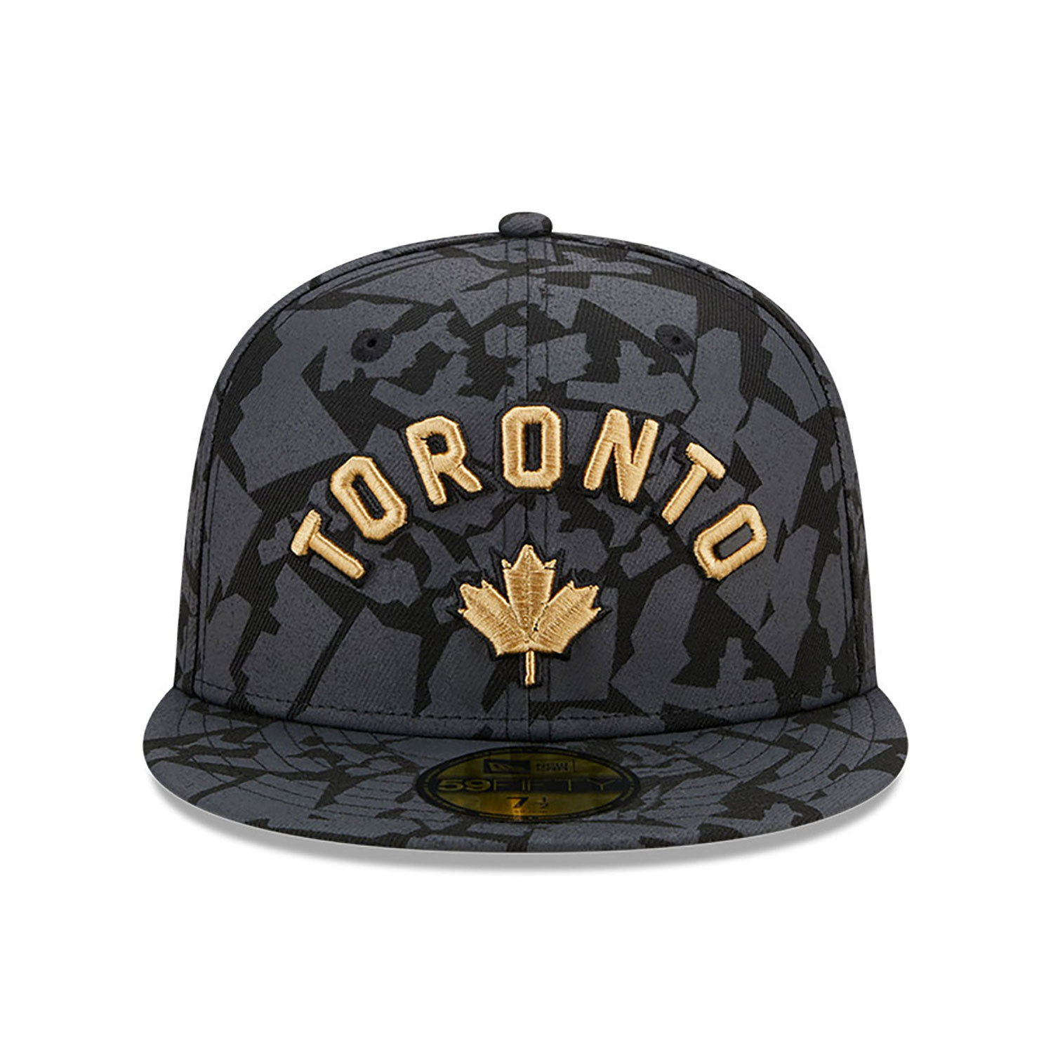 Graue Toronto Raptors Authentics City Edition 59FIFTY Fitted Cap