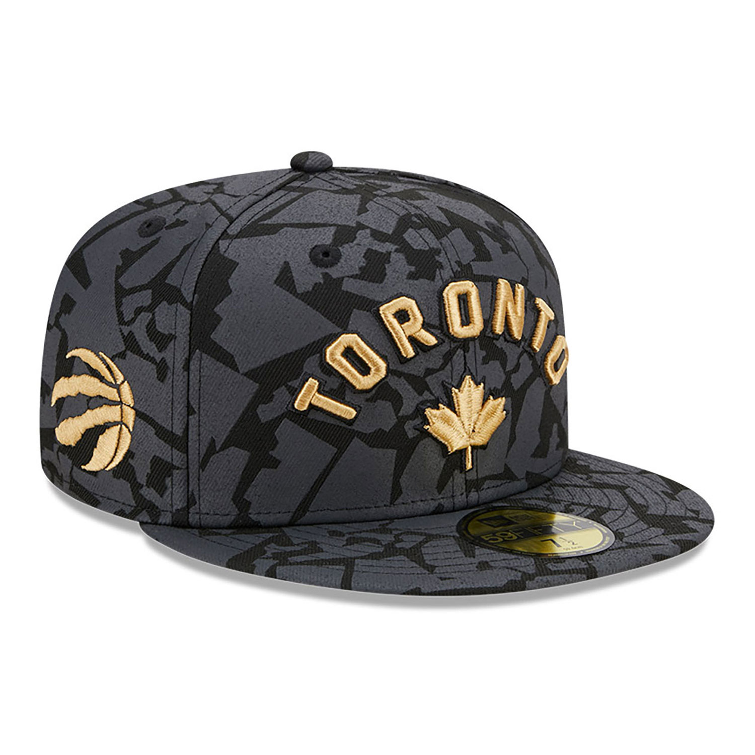 Toronto Raptors Authentics City Edition Black 59FIFTY Fitted Cap