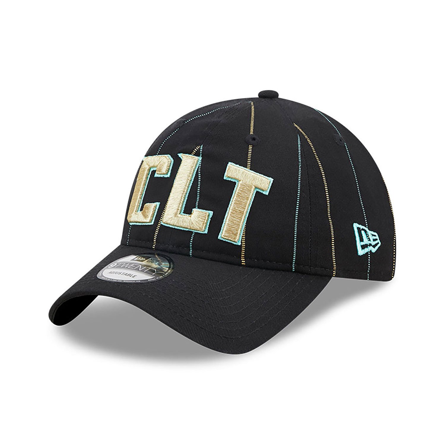 Charlotte Hornets Authentics City Edition Black 9TWENTY Adjustable Cap