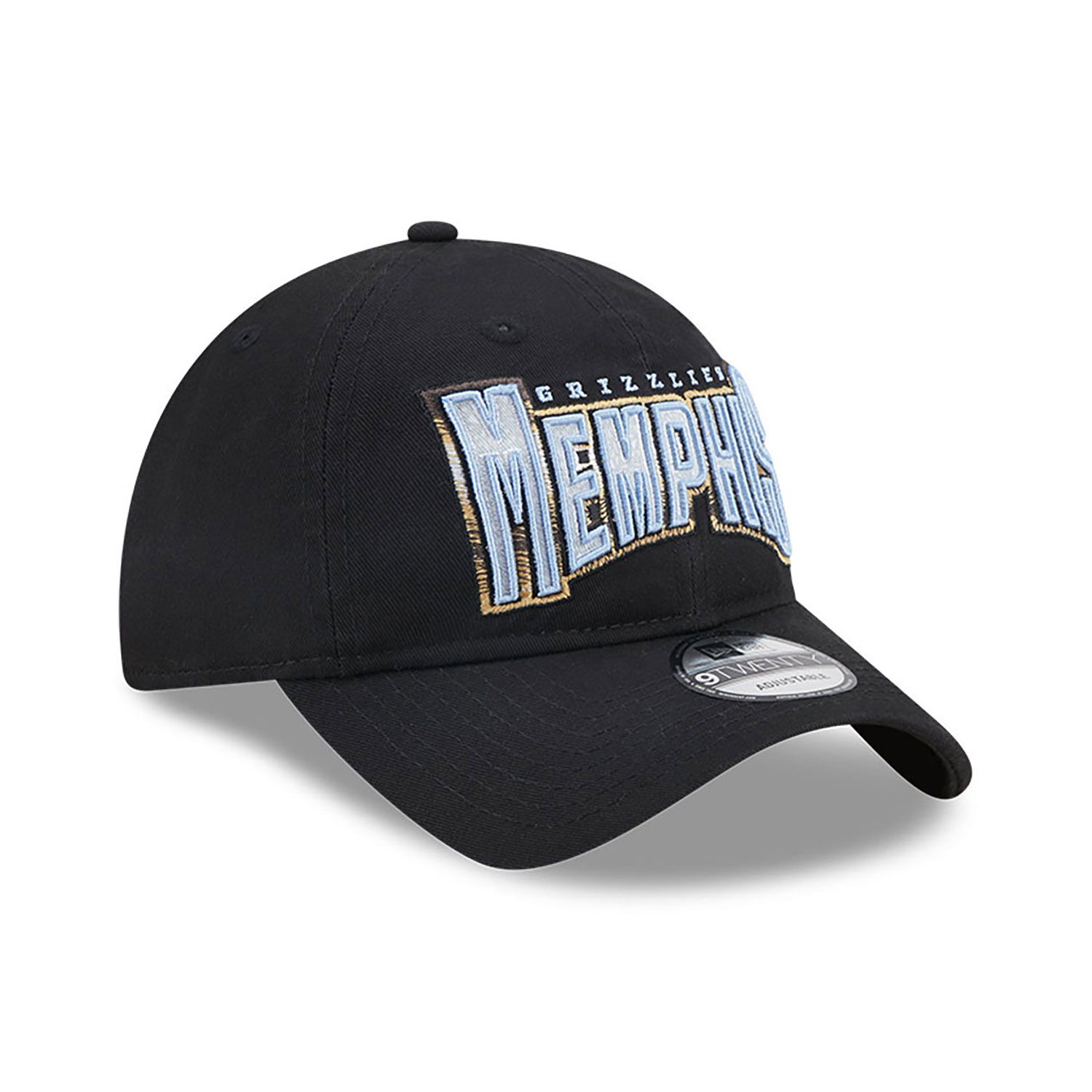 Memphis Grizzlies Authentics City Edition Black 9TWENTY Adjustable Cap