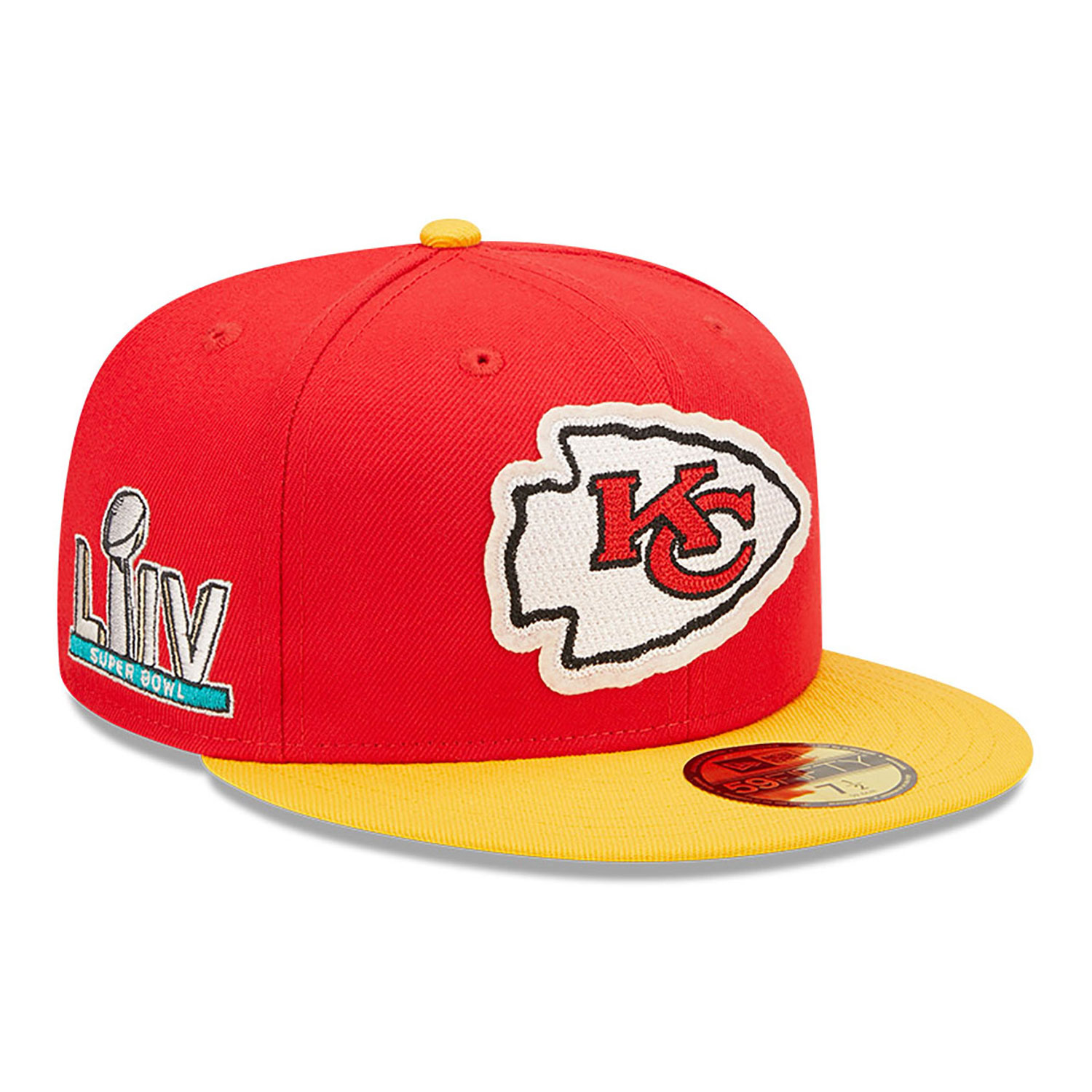 Kansas City Chiefs NE Letterman Red 59FIFTY Fitted Cap