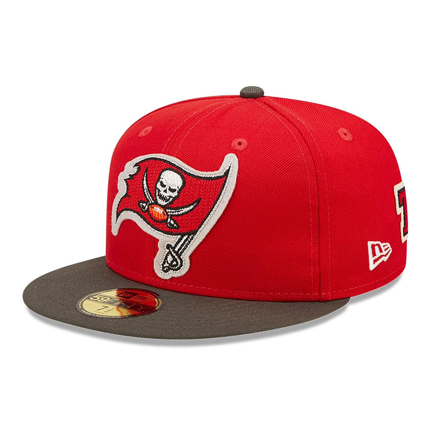 Tampa Bay Buccaneers NE Letterman Red 59FIFTY Fitted Cap