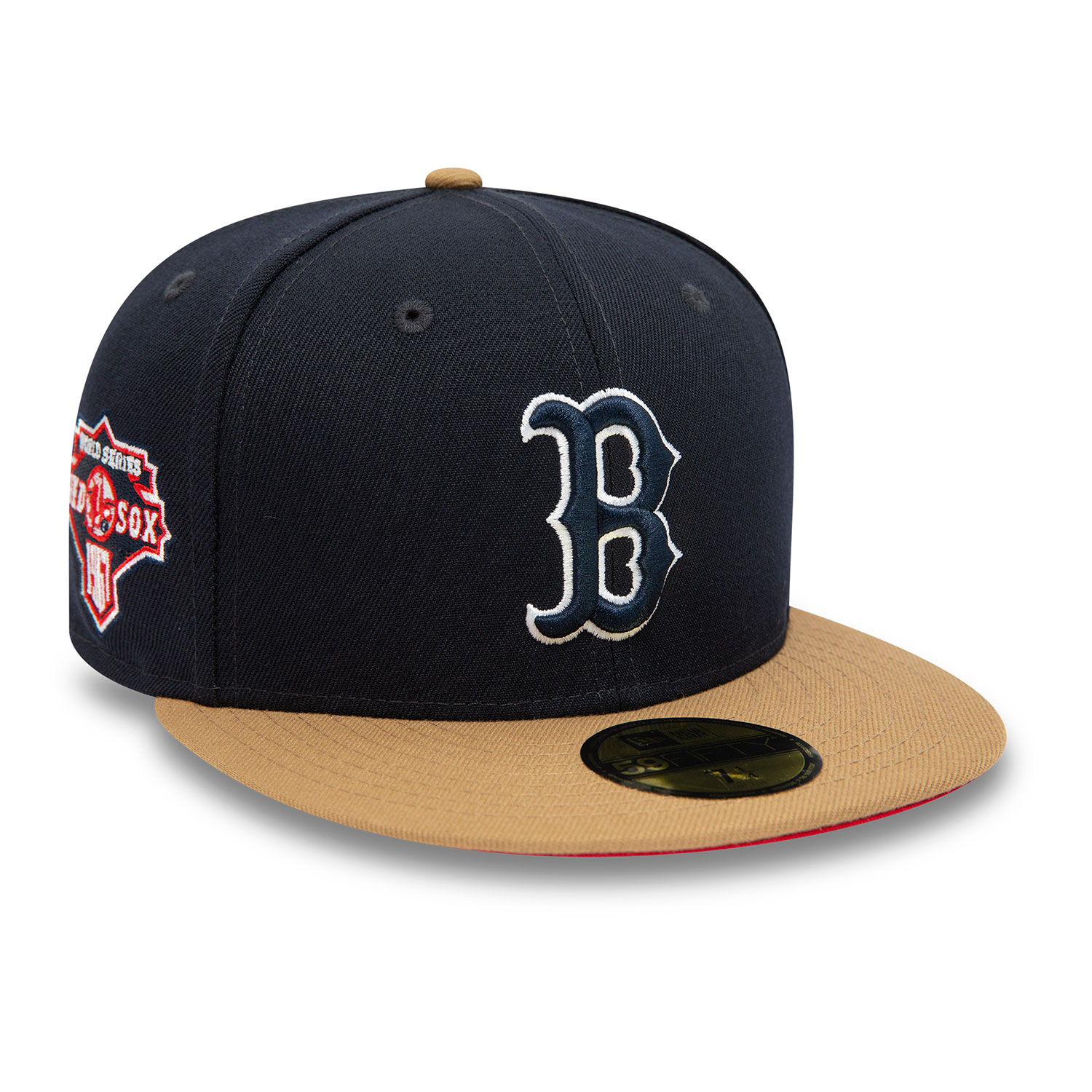 Boston Red Sox Fall Colours Contrast Visor Navy 59FIFTY Fitted Cap