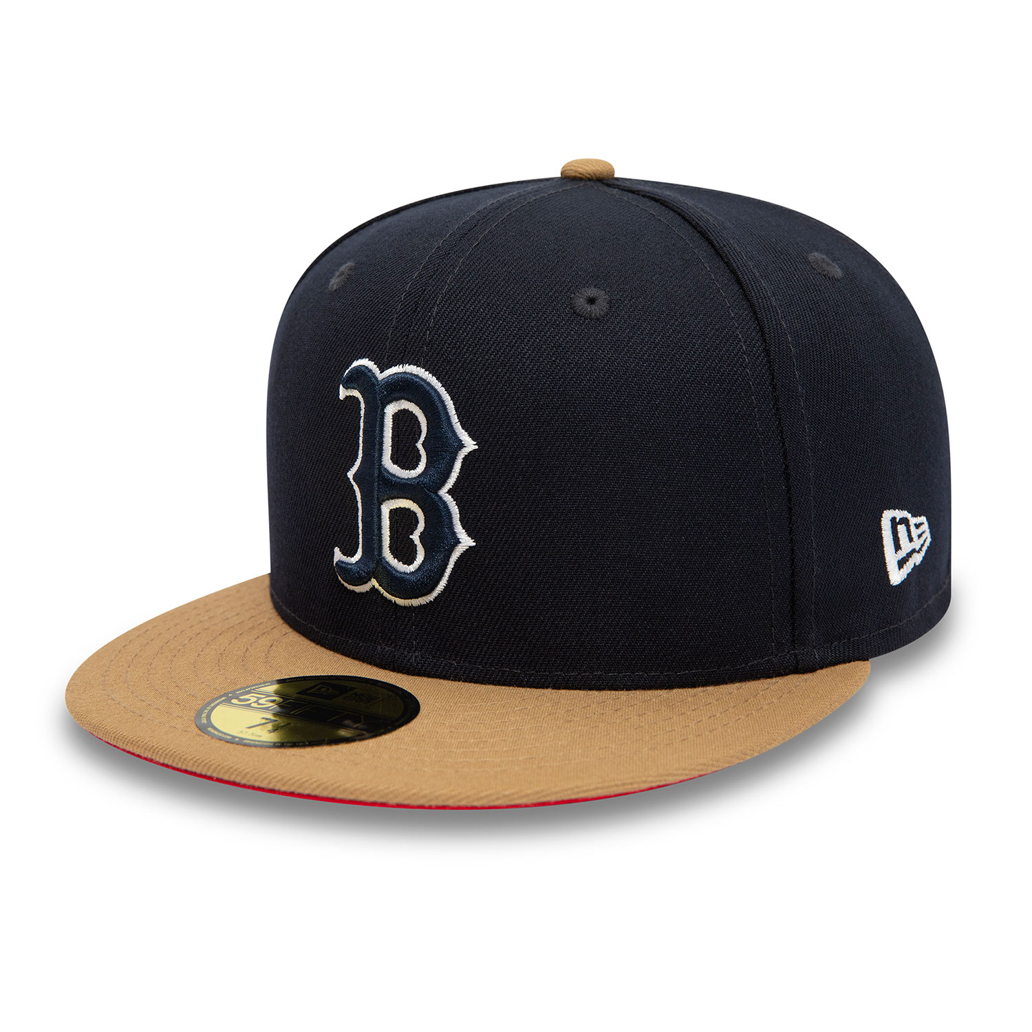 Boston Red Sox Fall Colours Contrast Visor Navy 59FIFTY Fitted Cap
