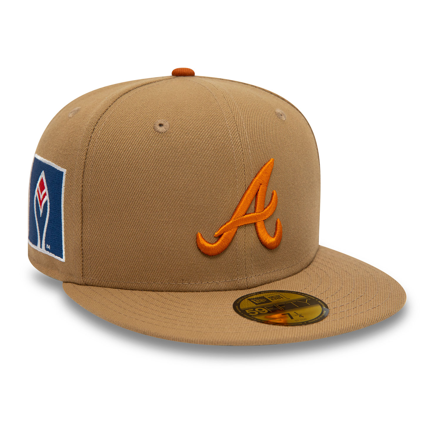 Official New Era MLB Fall Atlanta Braves Light Brown 59FIFTY Fitted Cap  B9633_945 B9633_945