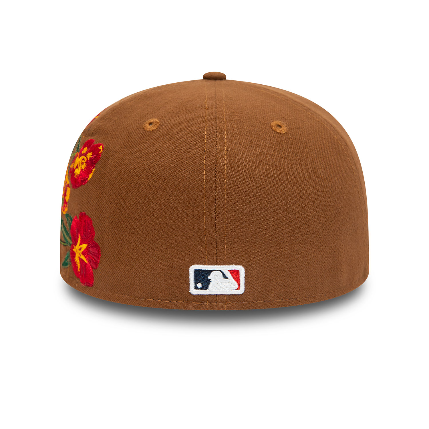 Atlanta Braves MLB Floral Toffee Brown 59FIFTY Fitted Cap