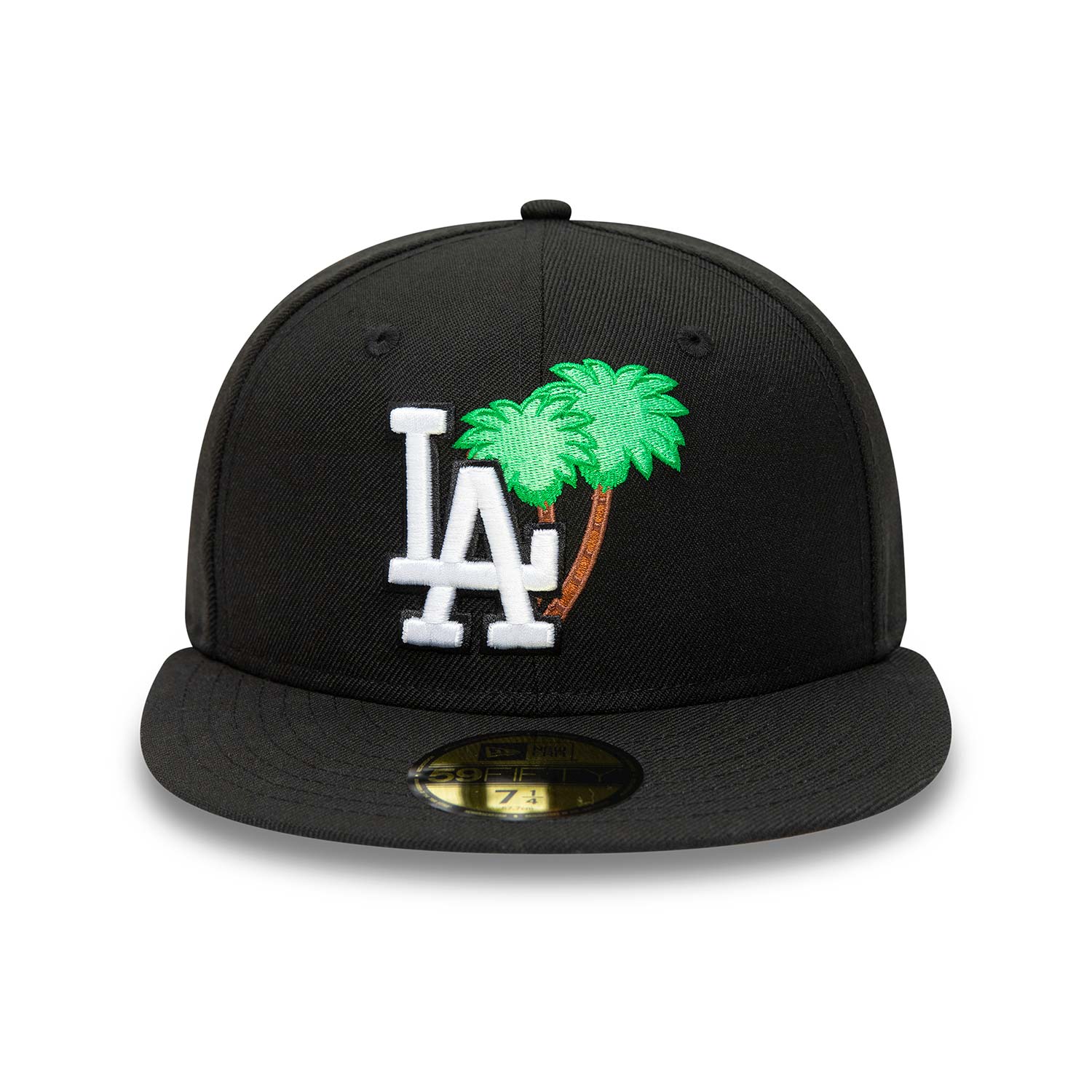 LA Dodgers Green Palm Tree Black 59FIFTY Fitted Cap