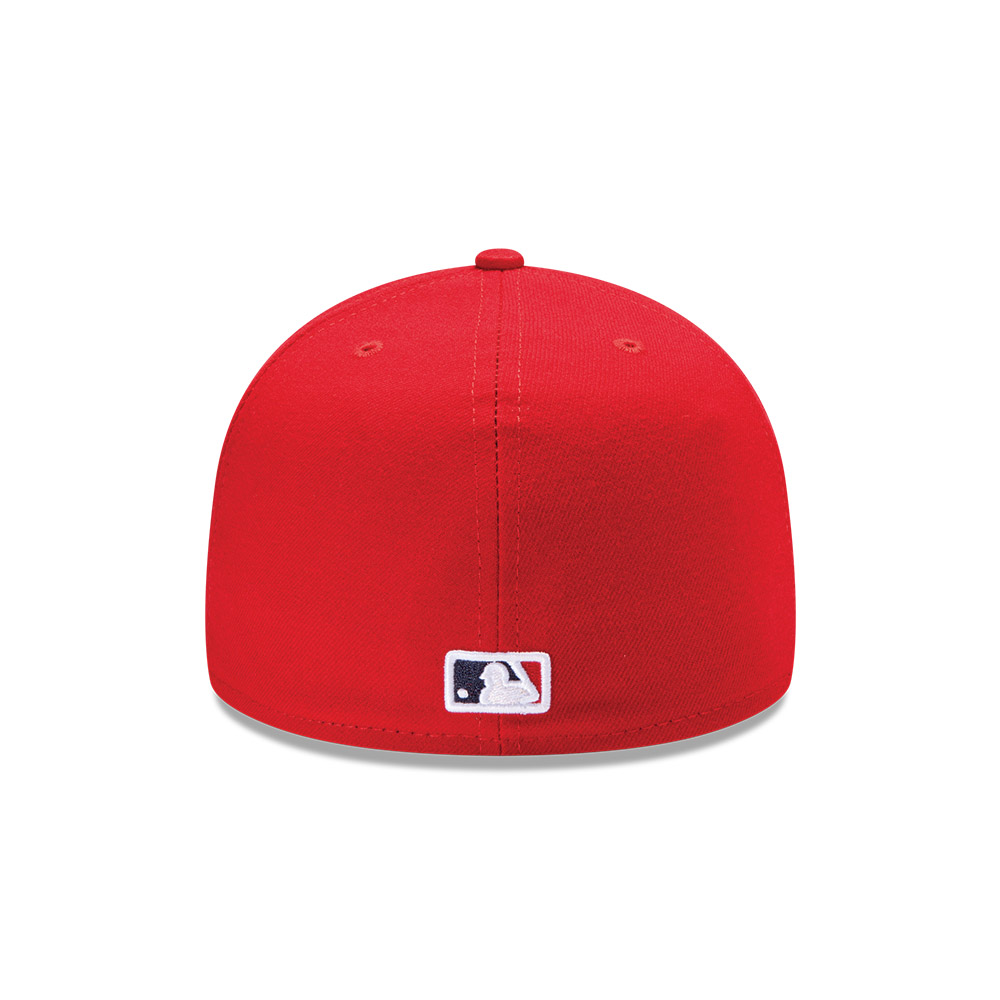LA Angels Authentic Collection Red Low Profile 59FIFTY Fitted Cap