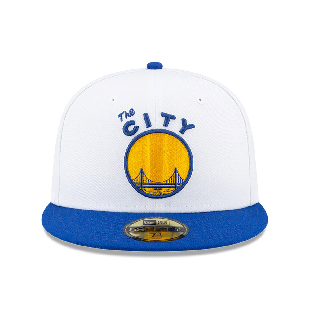 Cappellino 59FIFTY Golden State Warriors Hardwood Classic Nights bianco