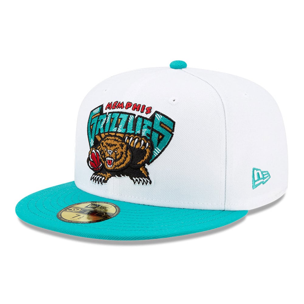 Memphis Grizzlies Hardwood Classic Nights White 59FIFTY Cap